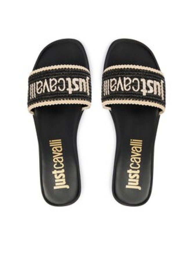 Just Cavalli Klapki 80RA3S80 ZSE60 Czarny
