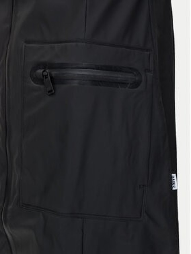 Rains Kurtka przeciwdeszczowa 12050 Czarny Regular Fit