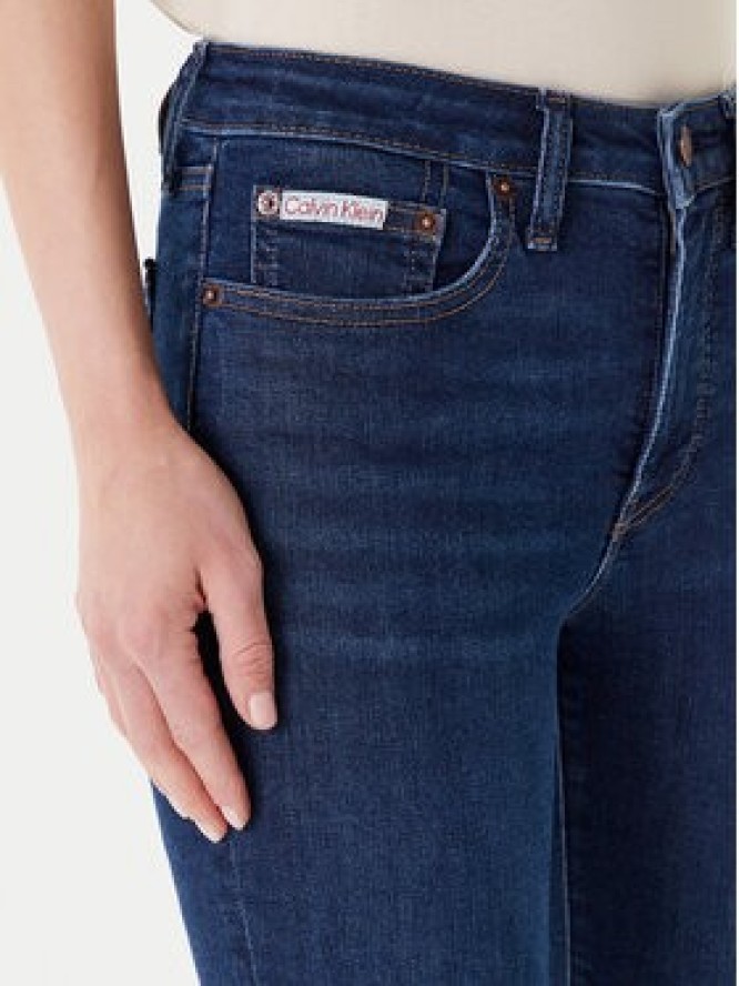 Calvin Klein Jeans Jeansy LV047B772G Granatowy Skinny Fit