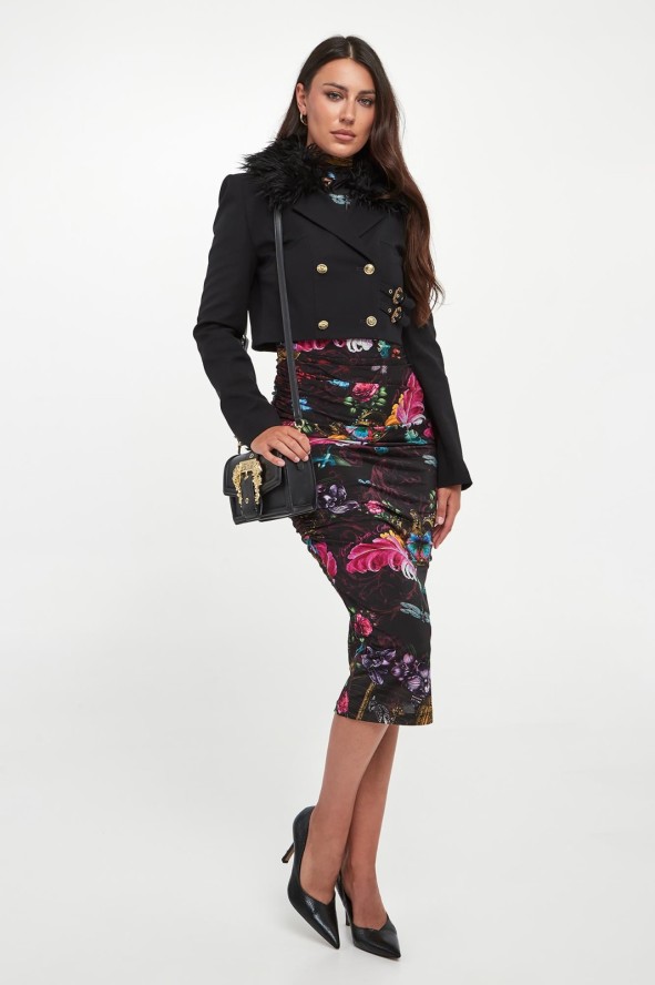 Żakiet damski z futerkiem VERSACE JEANS COUTURE