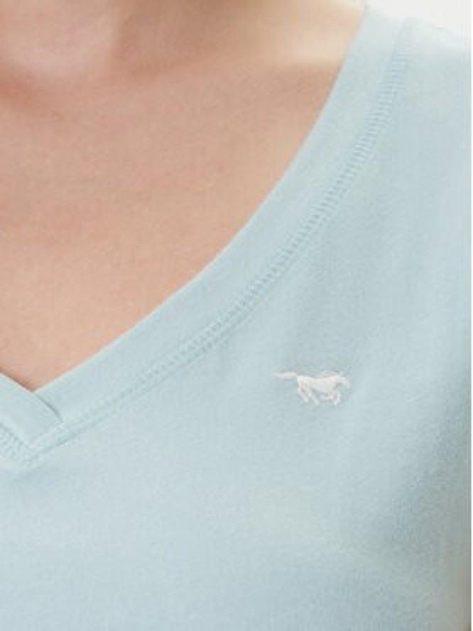 Mustang T-Shirt Beverly 1016517 Zielony Slim Fit