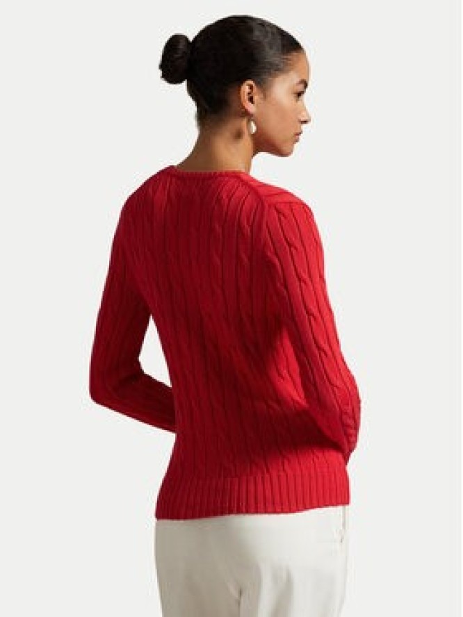 Polo Ralph Lauren Sweter 211971869019 Czerwony Slim Fit