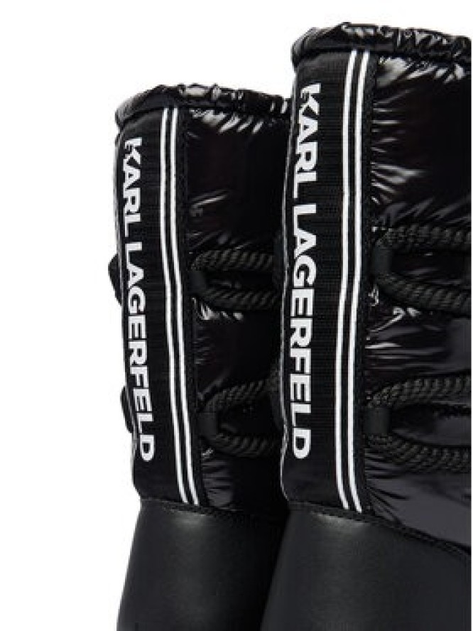 KARL LAGERFELD Śniegowce Skylar Ski KL49686 Czarny