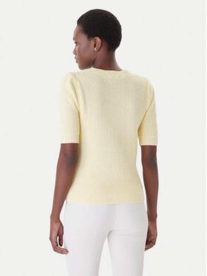 Morgan Kardigan 261-MYRTILE Żółty Slim Fit