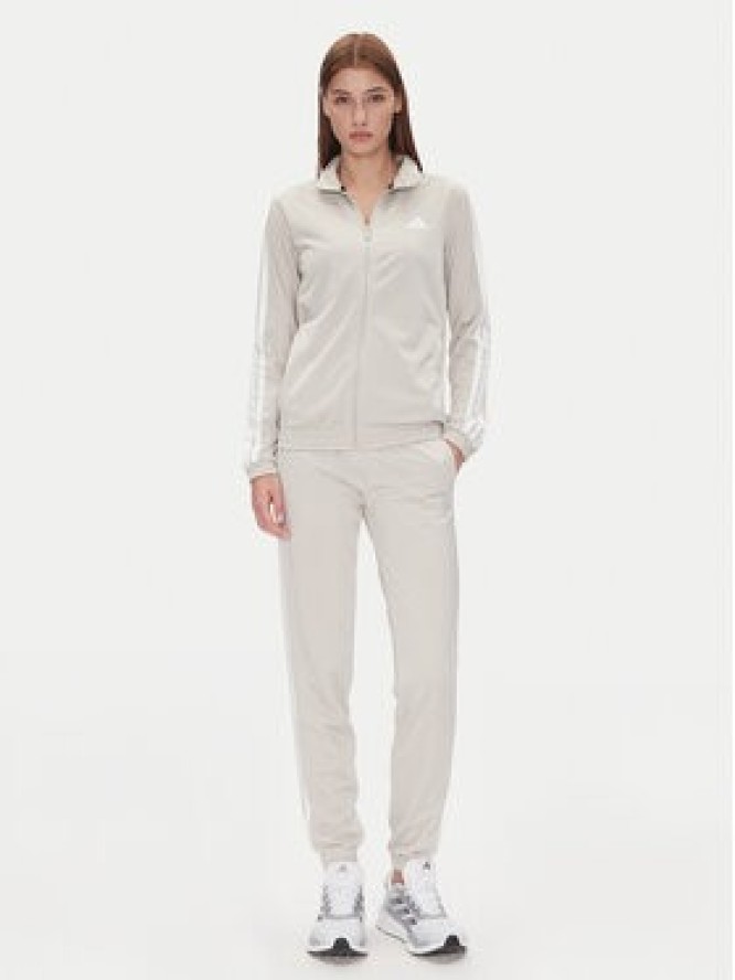 adidas Bluza Tricot 3-Stripes JD4521 Beżowy Regular Fit