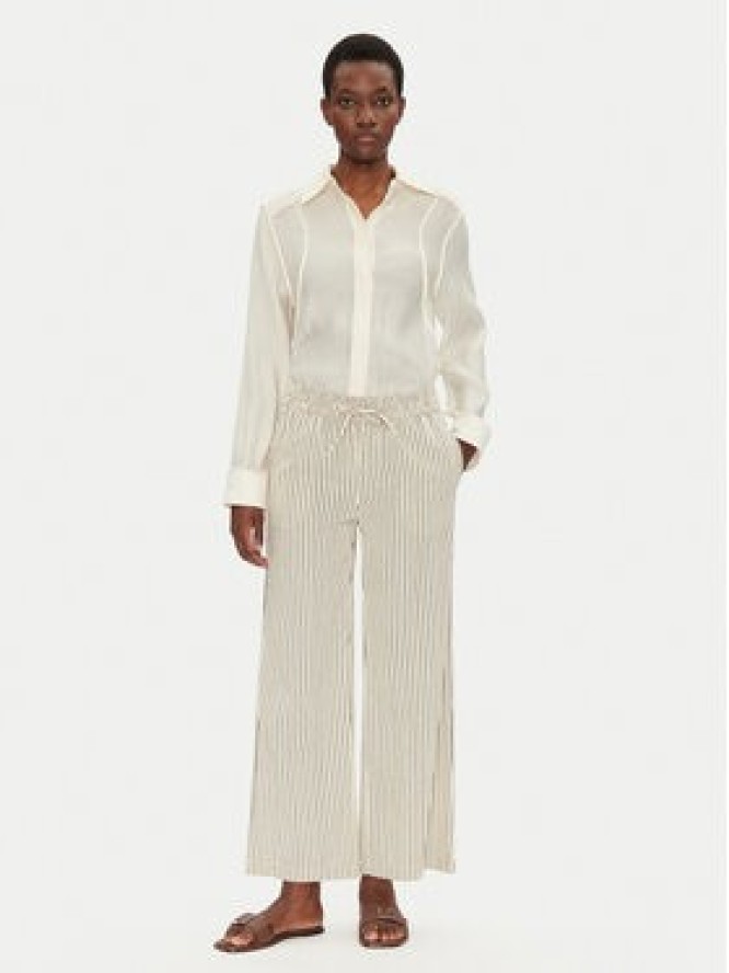 Fransa Spodnie materiałowe 20614576 Beżowy Relaxed Fit