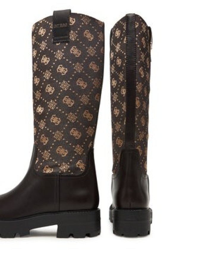 Guess Kozaki FLFYNN FAL11 Brązowy