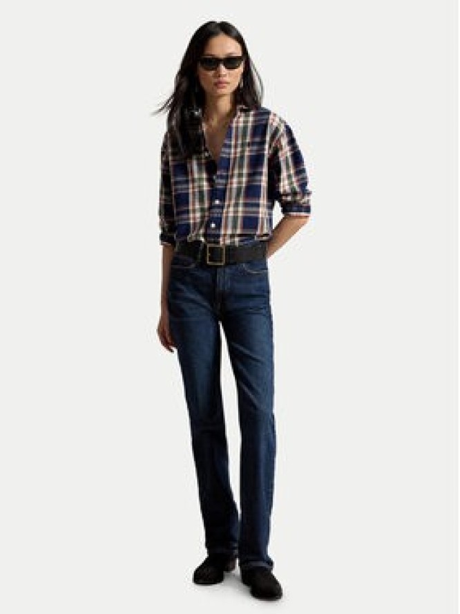 Polo Ralph Lauren Koszula 211971515502 Granatowy Relaxed Fit