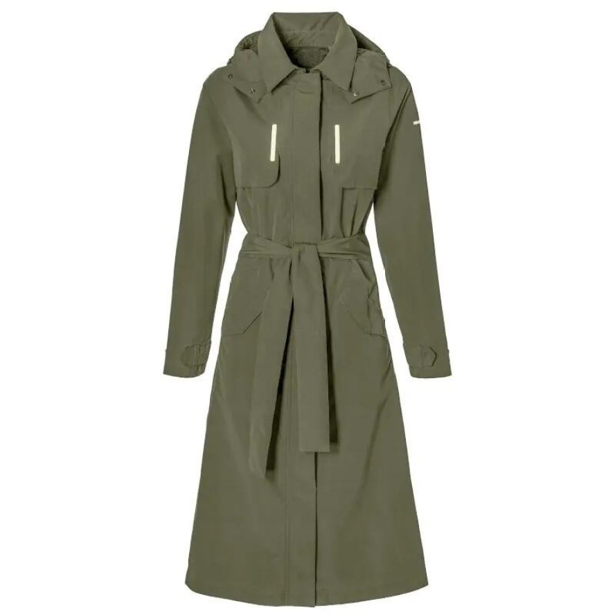 Damska kurtka wodoodporna Basil MosseTrench-Coat