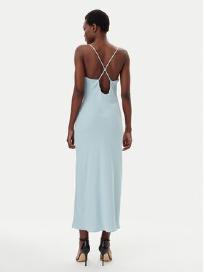 Calvin Klein Sukienka letnia LV044B053G Błękitny Slim Fit