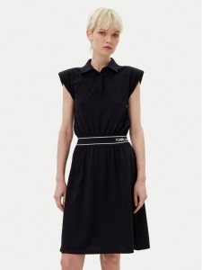 KARL LAGERFELD Sukienka codzienna A2W13038 Czarny Regular Fit