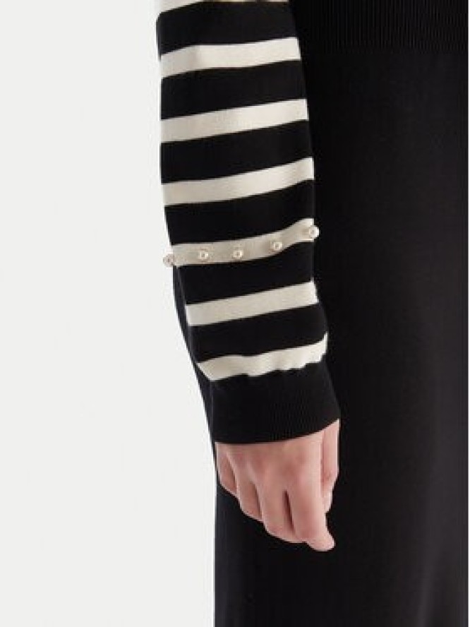 Liu Jo Sukienka dzianinowa TF5215 MS63L Czarny Regular Fit