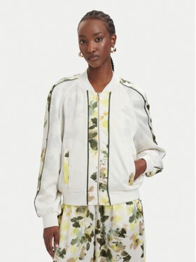 Liu Jo Sport Kurtka bomber TA6256 T358A Kremowy Regular Fit