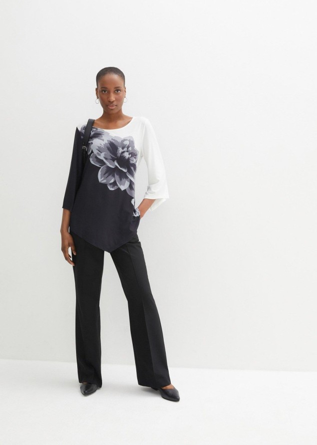 Tunika shirtowa z nadrukiem