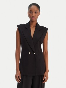 Liu Jo Sport Kamizelka TA6025 JS182 Czarny Regular Fit