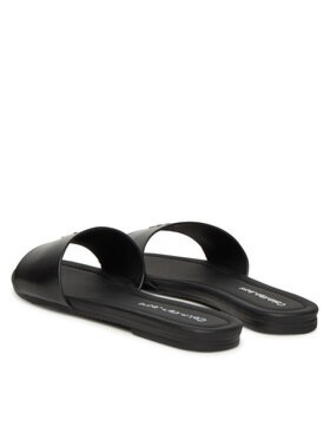 Calvin Klein Jeans Klapki Flat Sandal Slide Mg YW0YW01697 Czarny