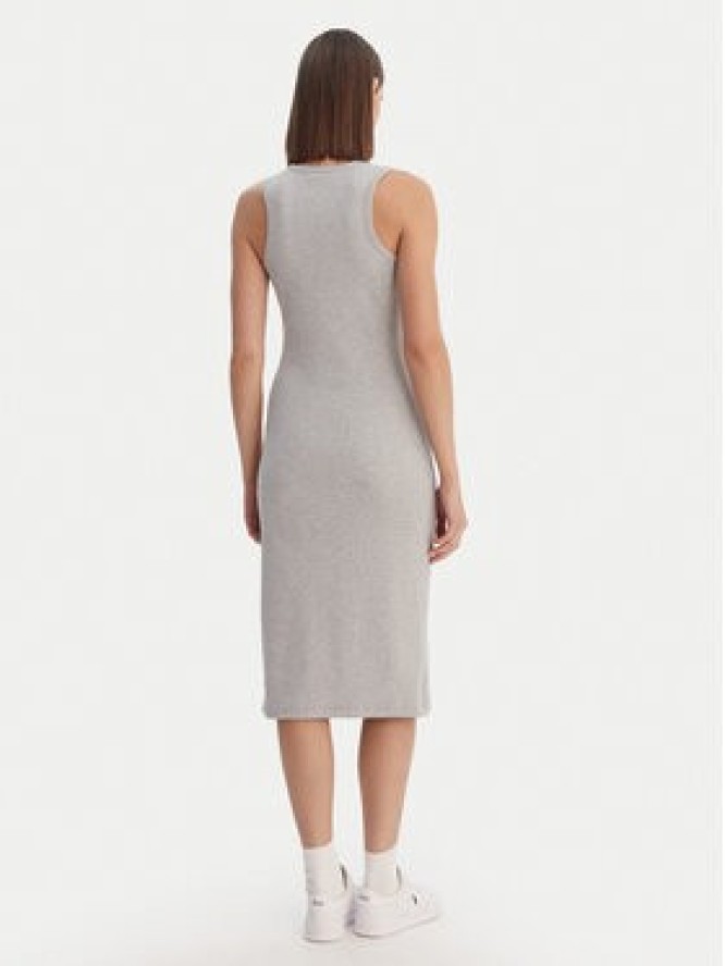 Calvin Klein Jeans Sukienka codzienna Monologo Baby LV047F242G Szary Slim Fit