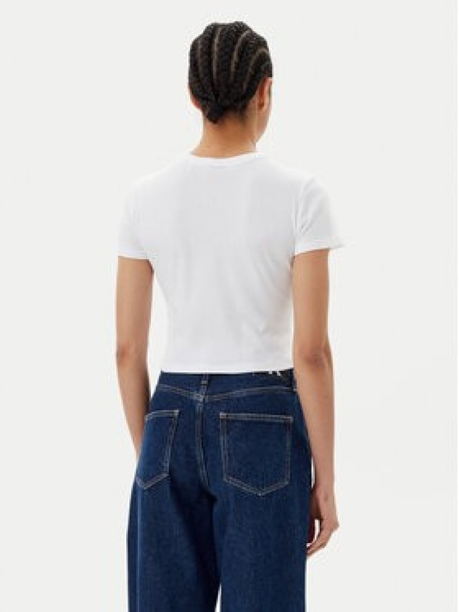 HUGO T-Shirt Delanor_2 50539132 Biały Cropped Fit