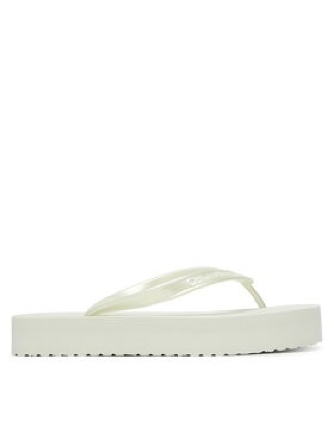 Calvin Klein Japonki Flatform Flip Flop Met Tpu HW0HW03120 Błękitny