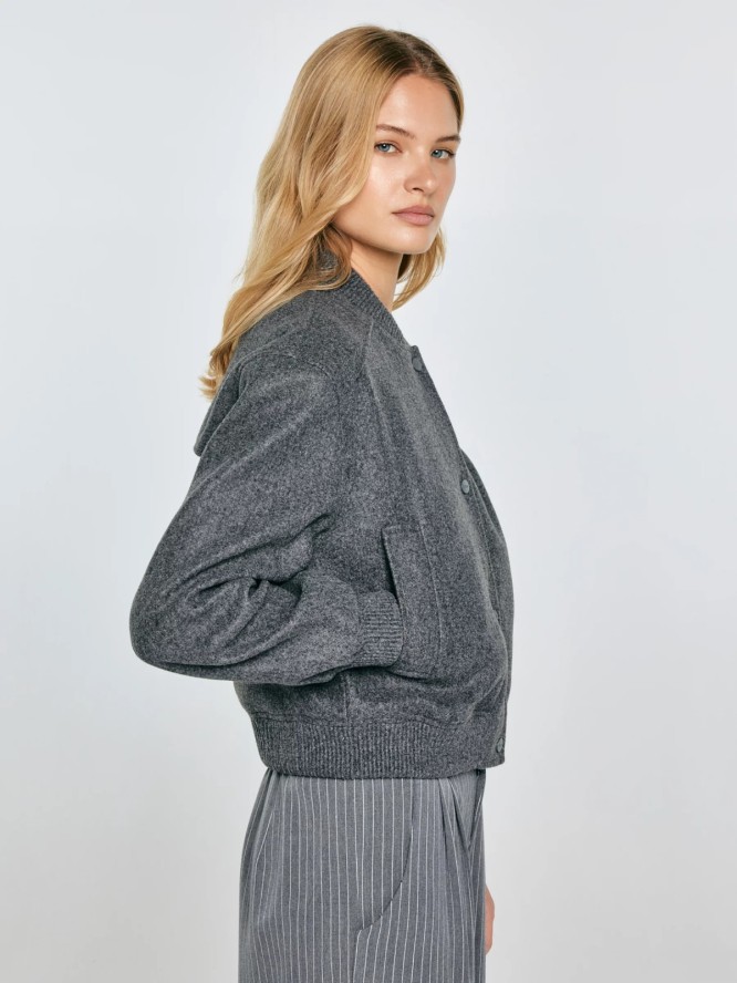 Kurtka damska bomber szara Joesie 902