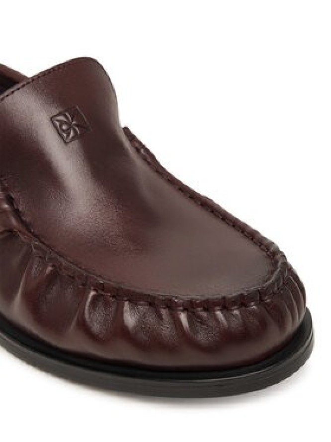 Calvin Klein Mokasyny Round Essential Loafer Lth HW0HW03195 Brązowy