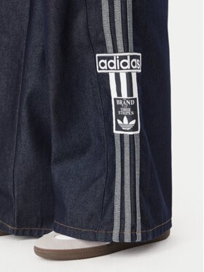 adidas Jeansy Adibreak Mid Rise Wide Leg Denim Pant KT2650 Niebieski Wide Leg