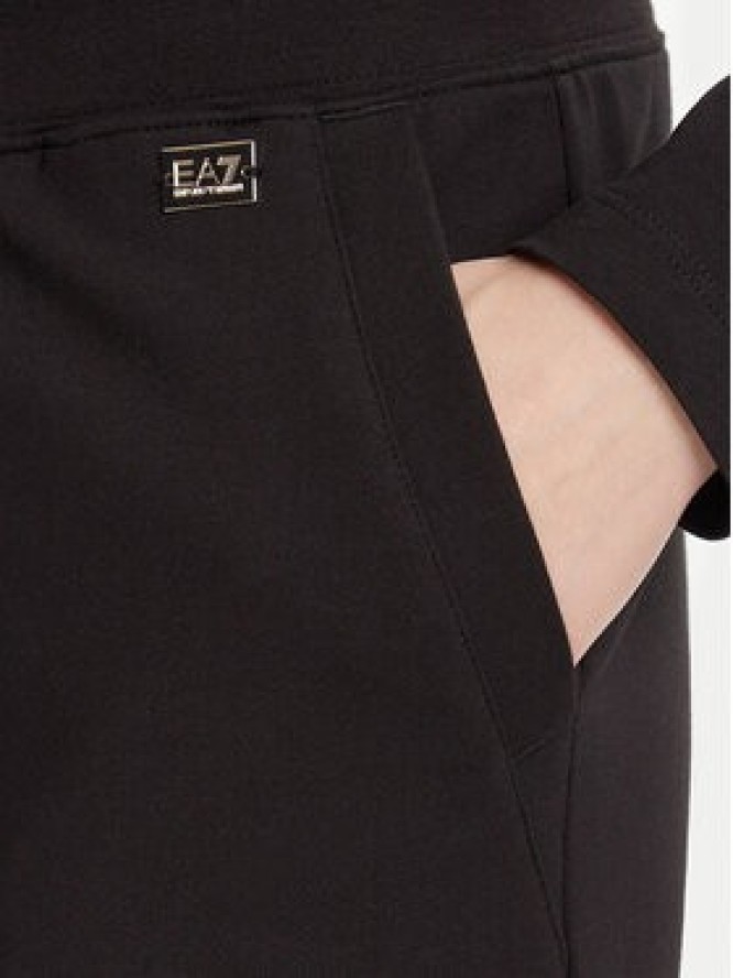 EA7 Emporio Armani Spodnie dresowe 7W000461 AF13135 UC001 Czarny Regular Fit