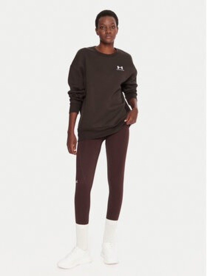 Under Armour Bluza Essential 1379475 Brązowy Loose Fit