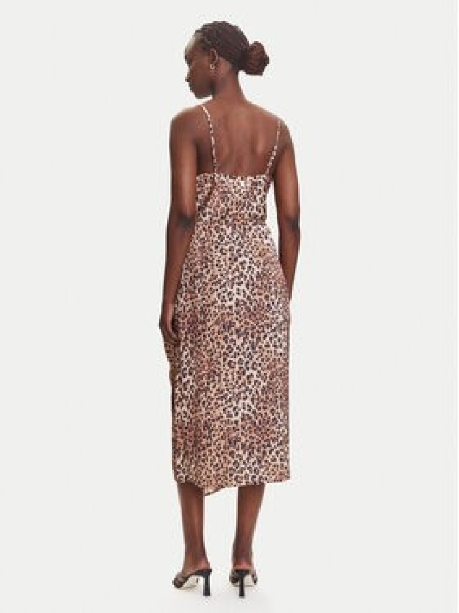 Fracomina Sukienka koktajlowa FJ23SD3007W470N4 Brązowy Regular Fit