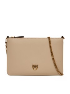 PINKO Torebka Flat Classic AI 25-26 PCPL 100455 A0F1 Beżowy