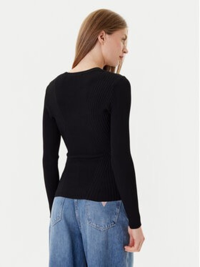 Guess Sweter W5YR08 Z0040 Czarny Slim Fit
