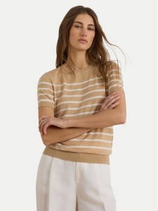 LAUREN RALPH LAUREN T-Shirt Eyelah 200P13973002 Beżowy Regular Fit