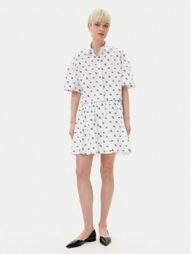 KARL LAGERFELD Koszula A2W11033 Biały Relaxed Fit