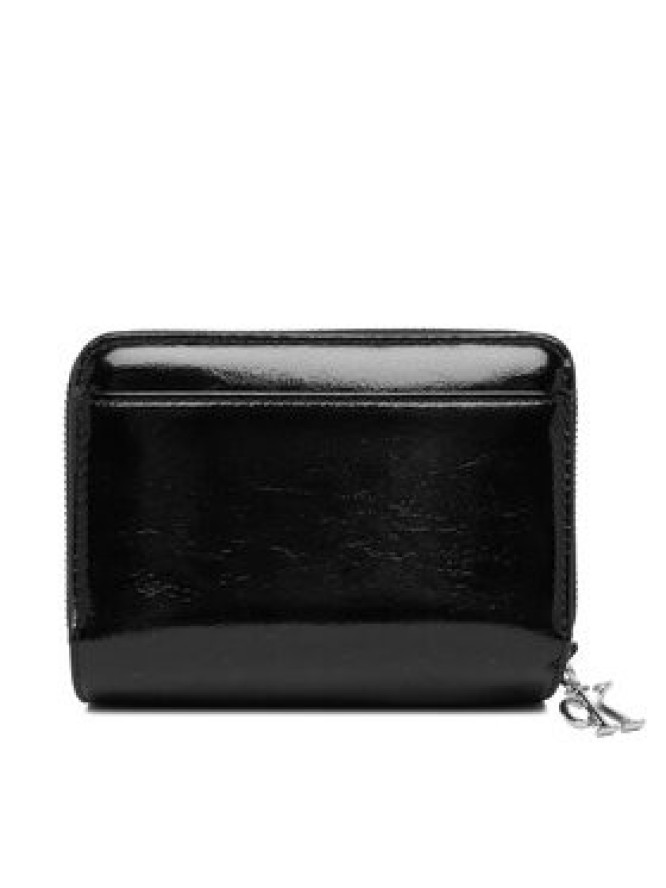 Calvin Klein Portfel Ck Metallic Flap Zip Around LV04F1103G Czarny
