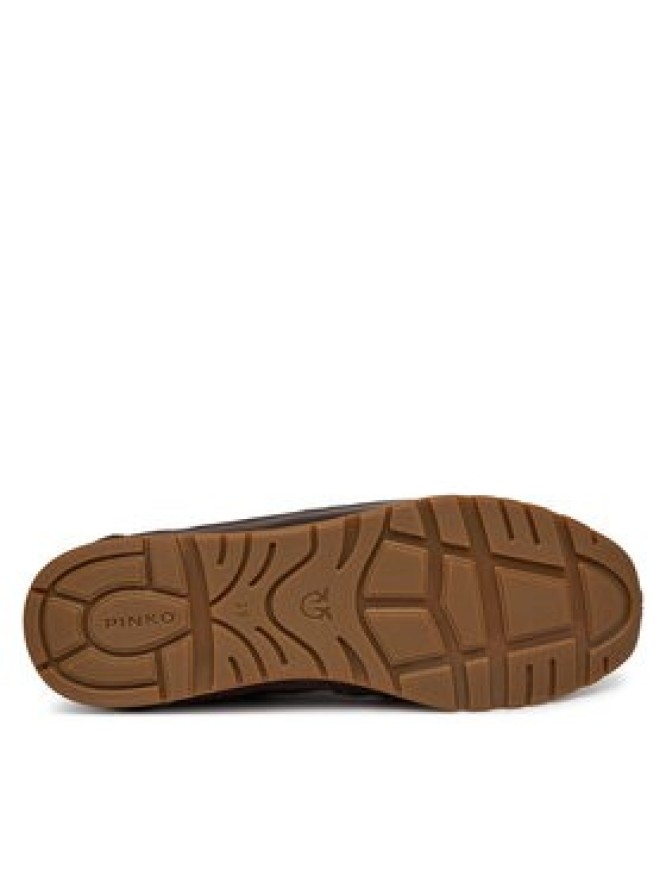 PINKO Sneakersy Yulia 04 SS0223P003 Brązowy ciemny