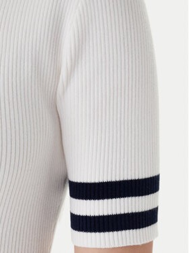 Tommy Jeans Sukienka dzianinowa DW0DW22106 Écru Slim Fit