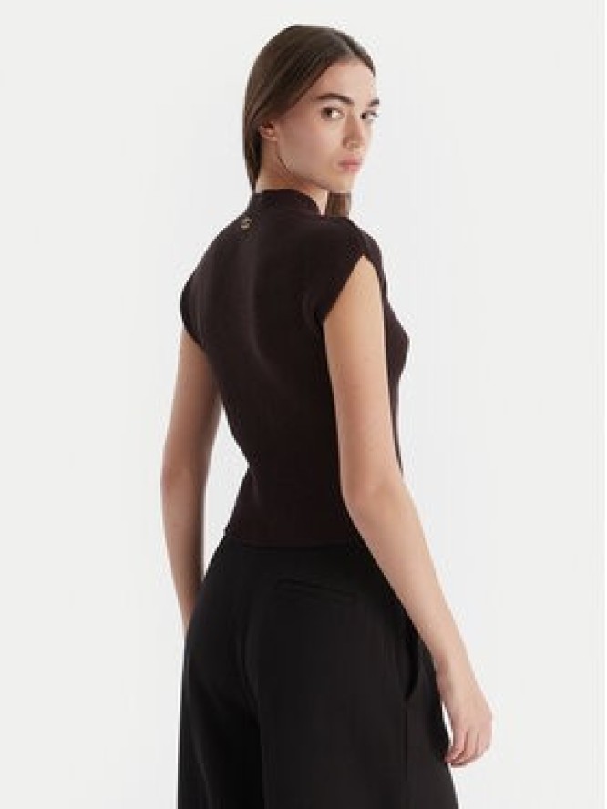 TWINSET Bluzka 252TT3550 Brązowy Regular Fit