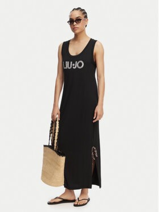 Liu Jo Beachwear Sukienka codzienna VA6215 JS360 Czarny Regular Fit