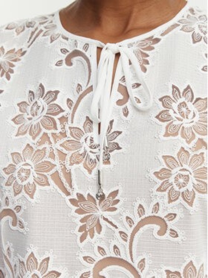 MICHAEL Michael Kors Sukienka letnia MS683E2KR2 Biały Relaxed Fit