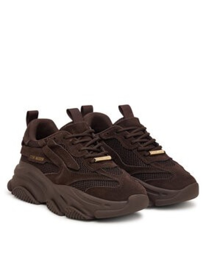 Steve Madden Sneakersy 11004652 Brązowy ciemny