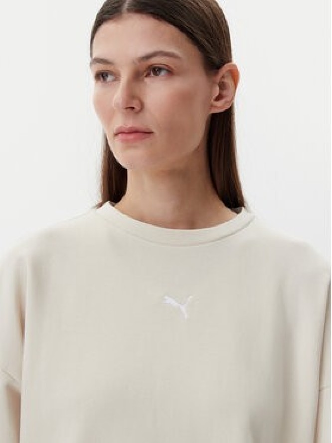Puma Bluza Ess 685401 Beżowy Oversize
