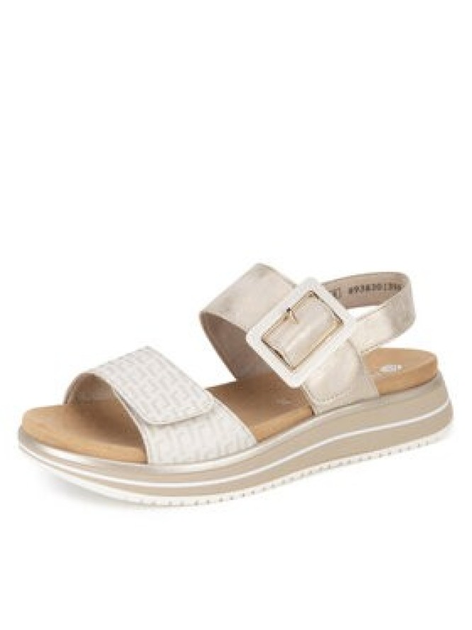 Remonte Sandały D1J53-90 Złoty