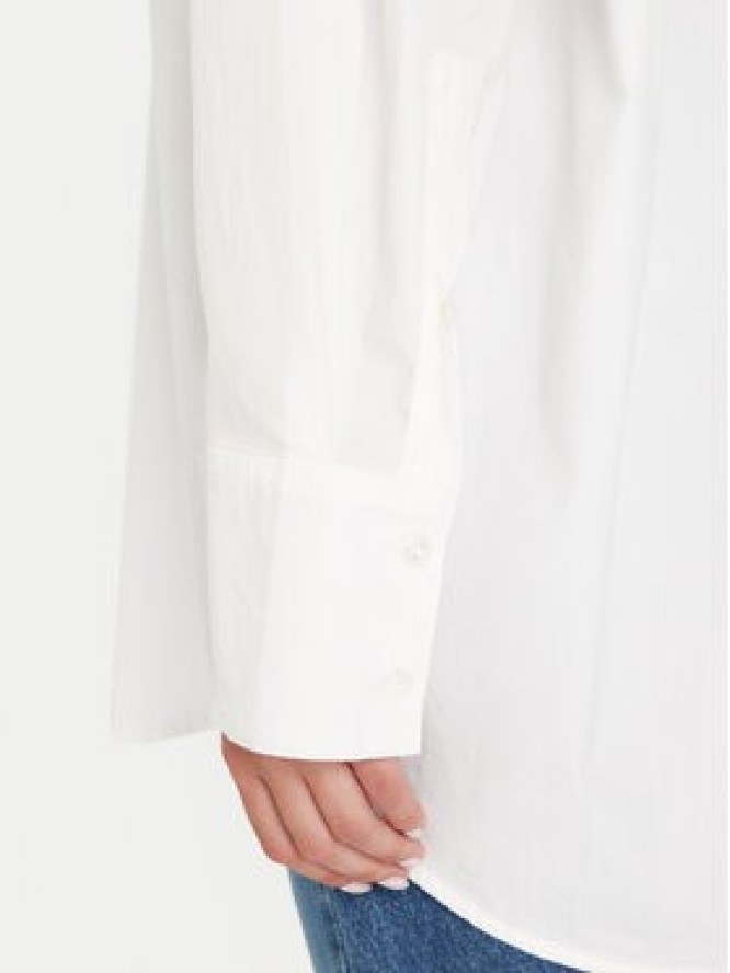 Marc O'Polo Koszula 508 1134 42221 Biały Boyfriend Fit