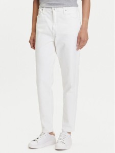 Calvin Klein Jeans Jeansy J20J225137 Biały Mom Fit