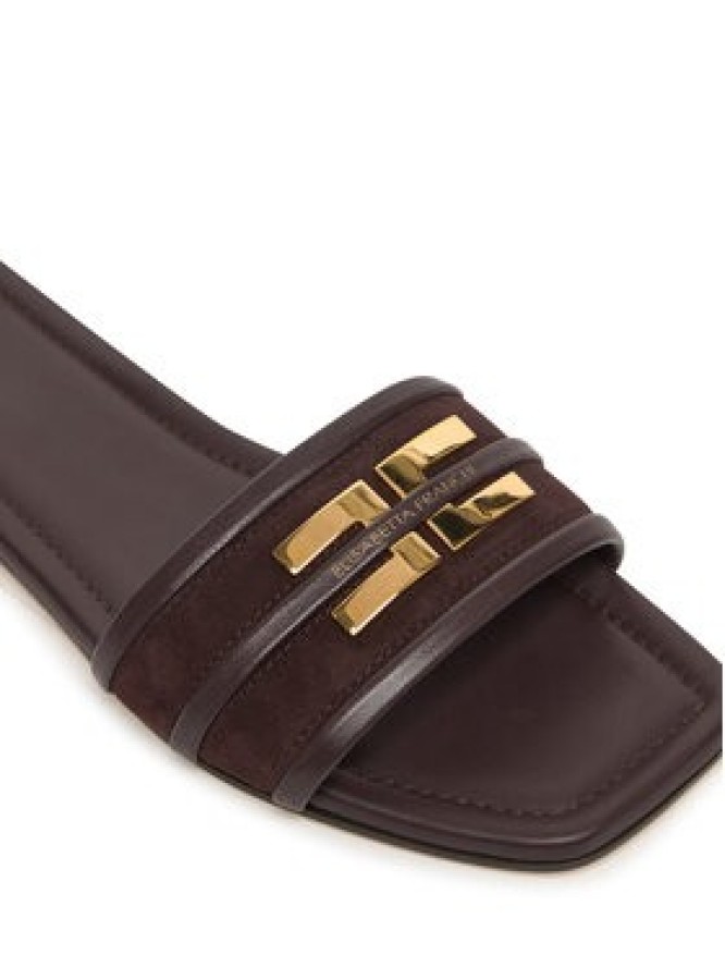 Elisabetta Franchi Klapki SA72L61E2 Brązowy