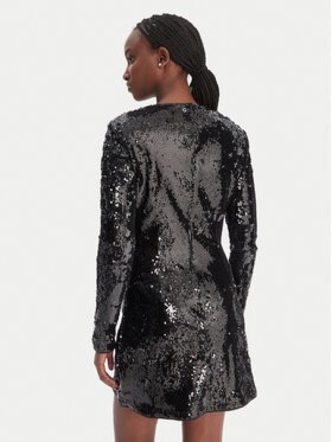 Guess Sukienka koktajlowa W6RK52 KD020 Czarny Regular Fit