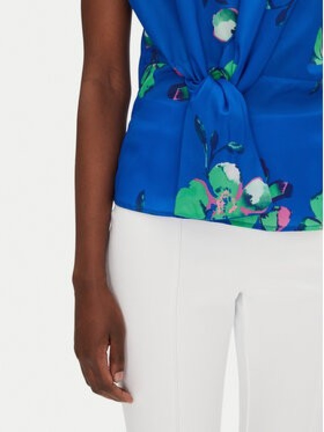 Morgan Bluzka 251-OUZO.F Niebieski Regular Fit