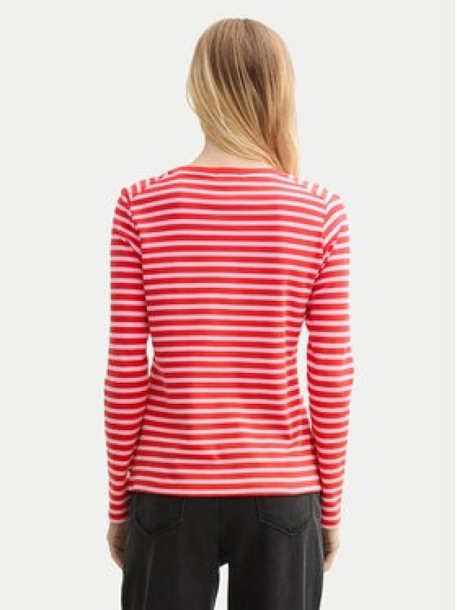 Tom Tailor Denim Bluzka 1043085 Czerwony Regular Fit