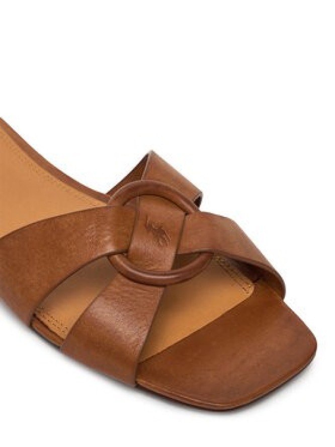 Polo Ralph Lauren Klapki O-Ring 818955857001 Brązowy