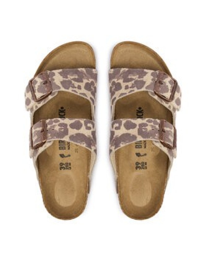 Birkenstock Klapki Arizona Print 1033330 Brązowy jasny